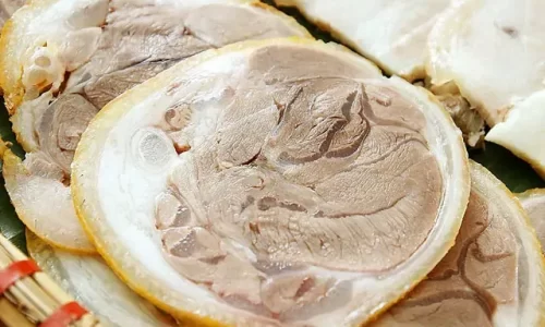 Bắp chân giò luộc
