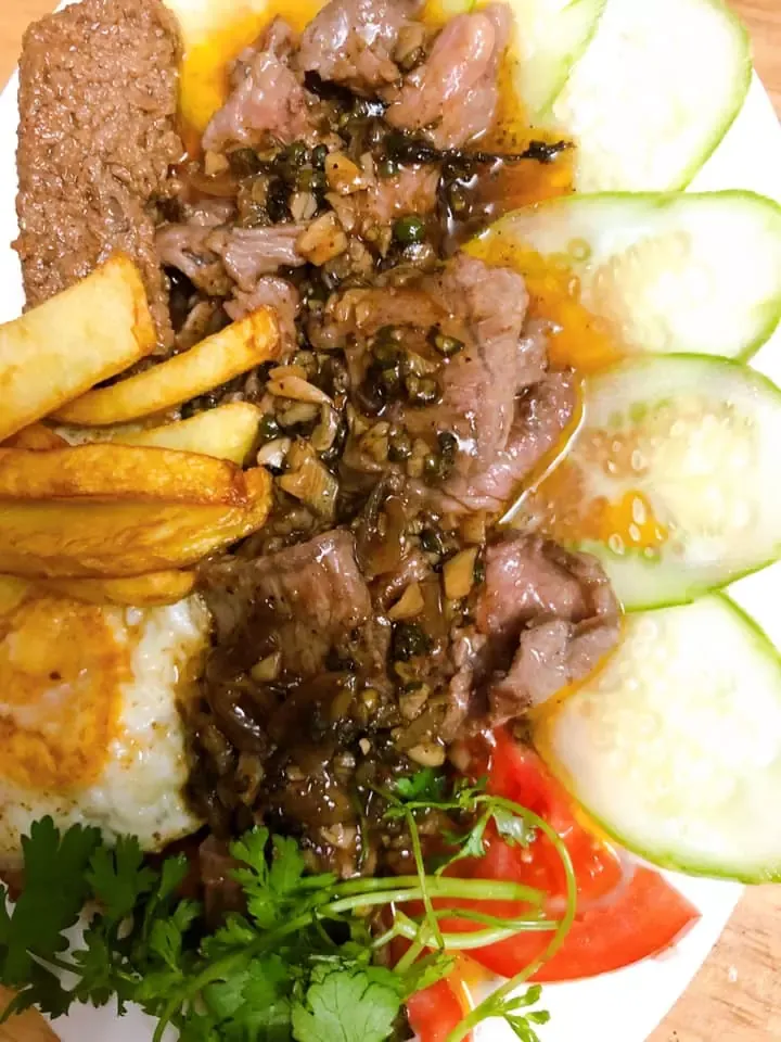 Bò né kinh doanh - Quán cậu 3 Sài Gòn