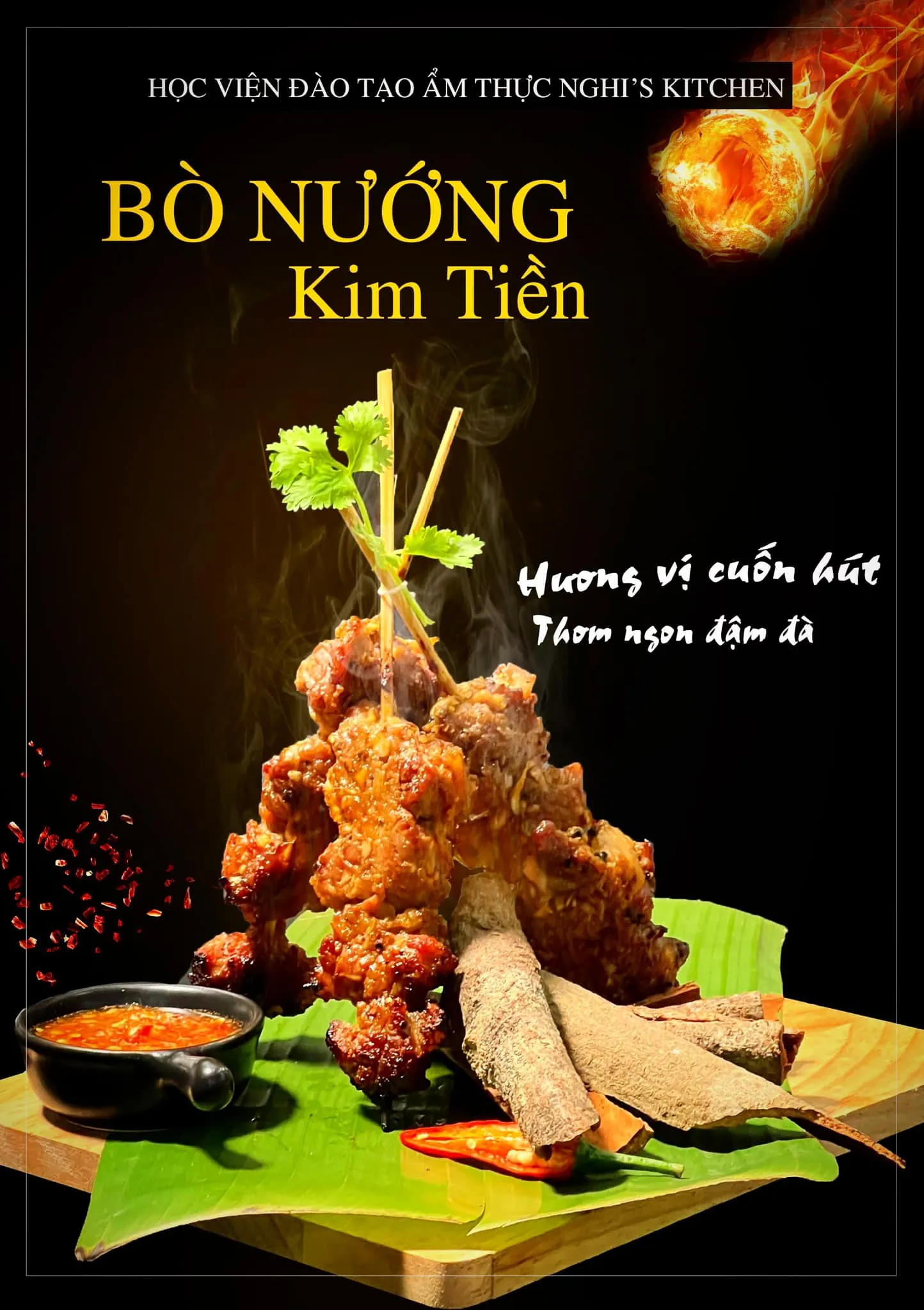 Bò Nướng Kim Tiền - Sốt nướng kim tiền - Sốt chấm - Nghi's Kitchen