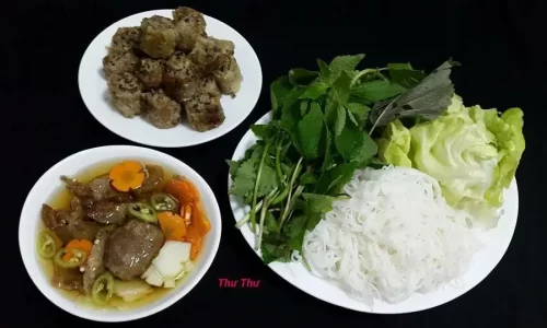 Bún chả Hà Nội – Thư Thư