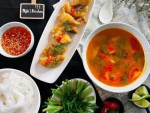 Bún cá chấm – Nghi’s Kitchen