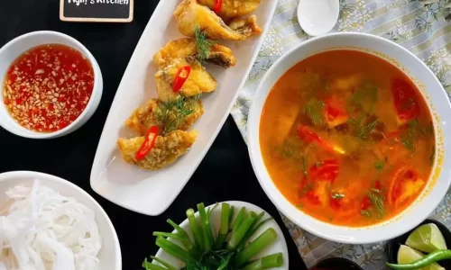 Bún cá chấm – Nghi’s Kitchen