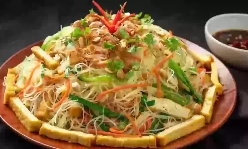 Bún gạo xào chay – Fb Bạng Bình