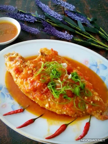 Cá điêu hồng sốt cà chua