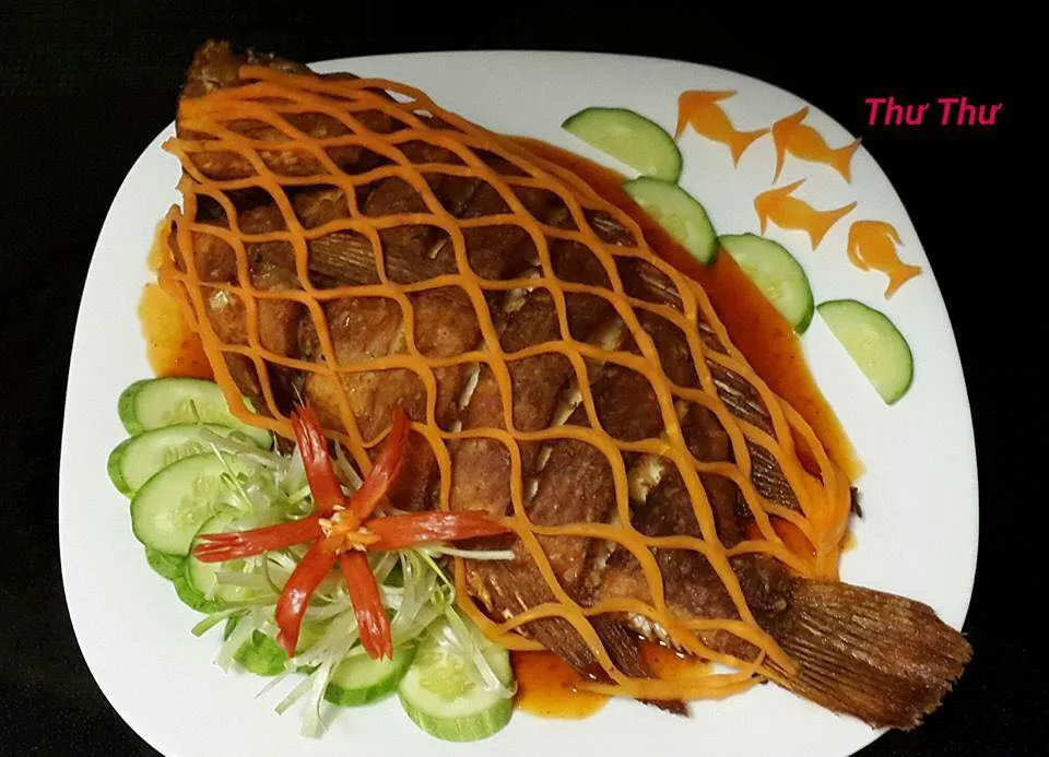 Cá điêu hồng sốt Thái - Thư Thư