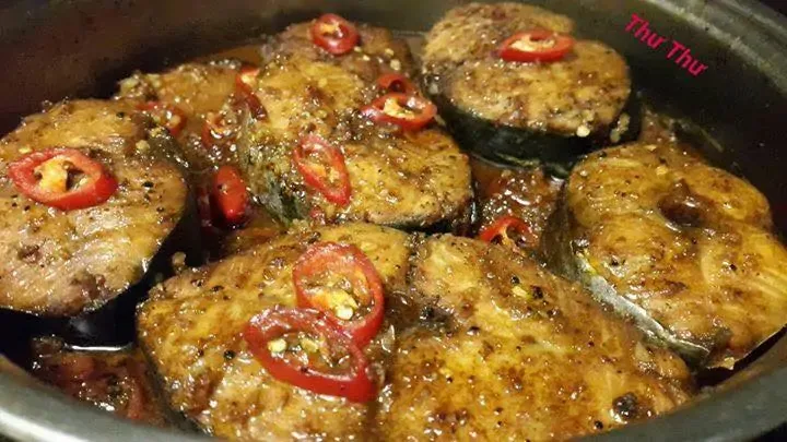 Cá thu kho tiêu - Thư Thư