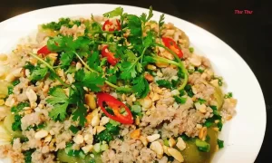 Cà tím nướng mỡ hành sốt thịt bằm – Thư Thư