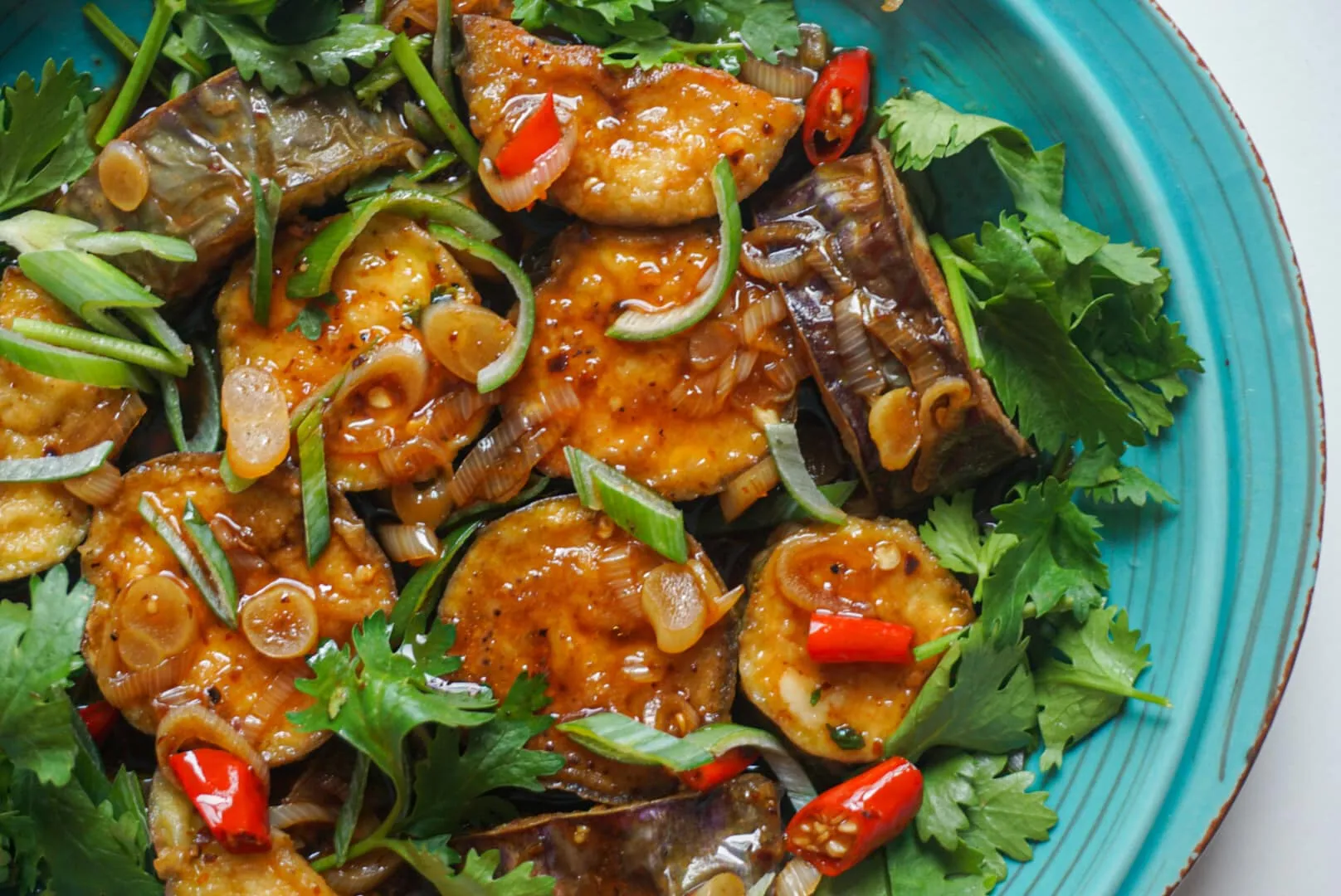 Cà tím sốt cay - Accnhi