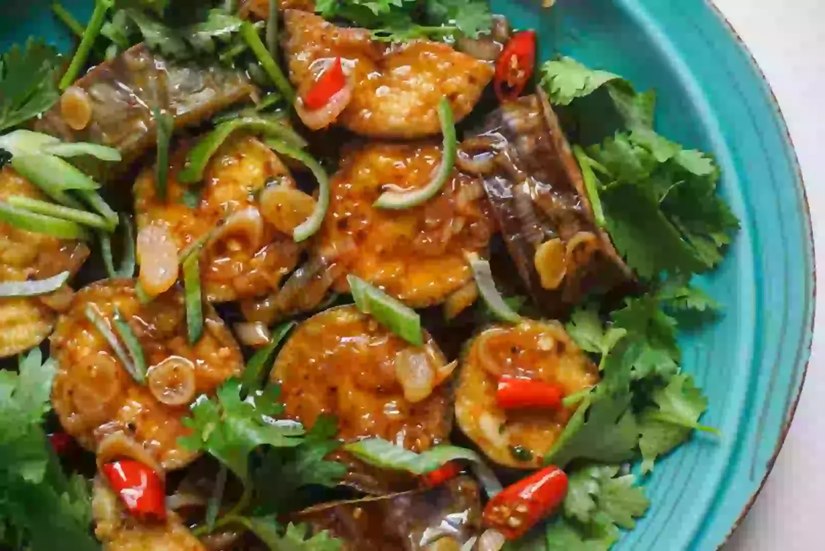 Cà tím sốt cay - Accnhi
