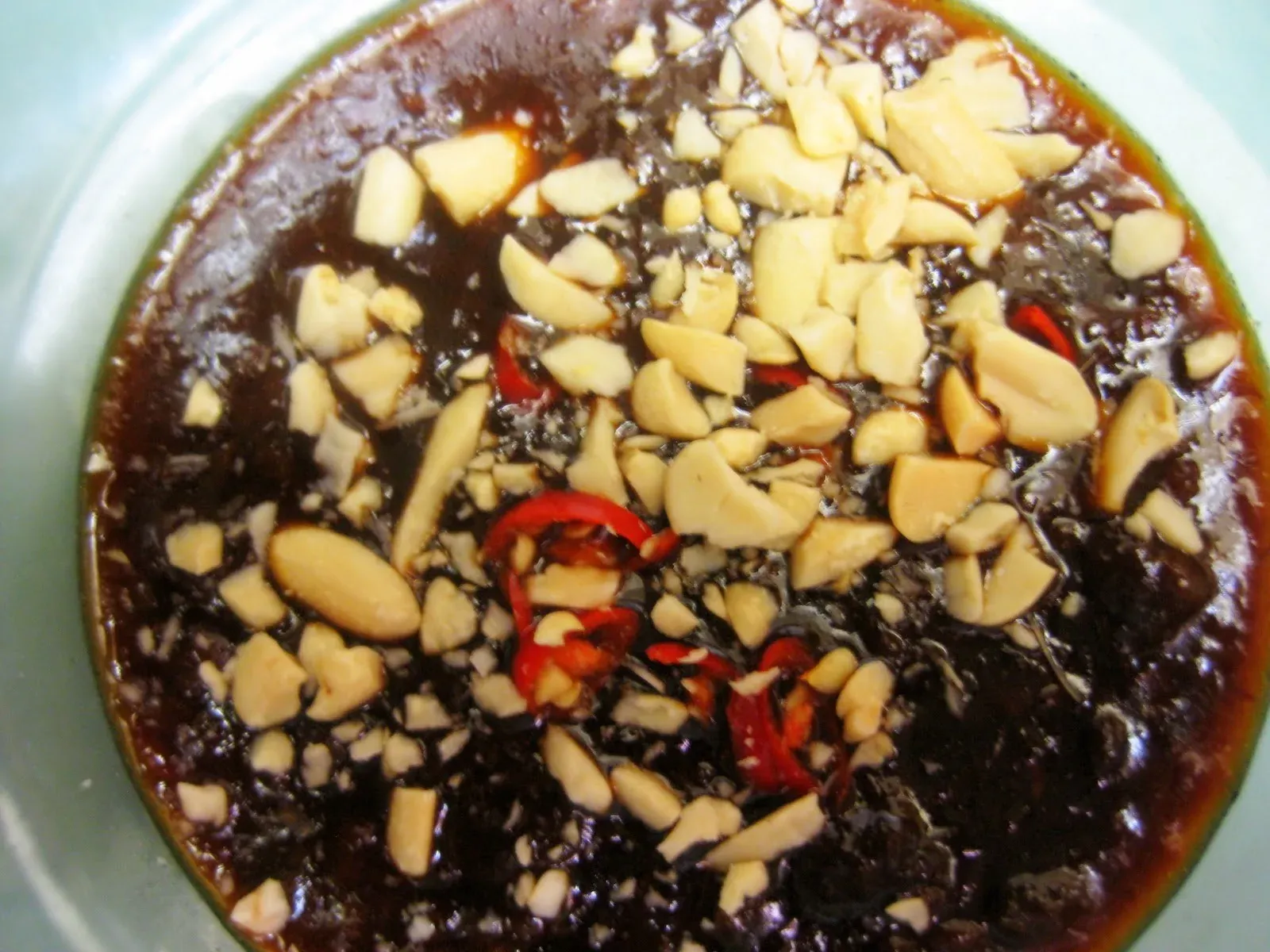 Sốt tương đậu phộng ăn với xôi dẻo - Nghi's Kitchen