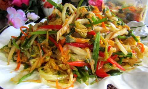 Cải thảo trộn chua cay