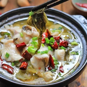 Canh cá nấu cải chua