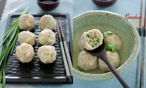 Canh cải thảo thịt viên