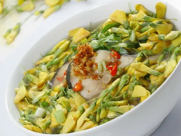 Canh chua cá bông điên điển