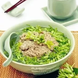 Canh cua đồng hoa thiên lý