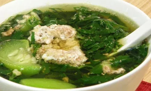 Canh cua rau đay