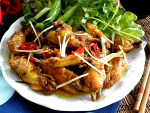 Cánh gà xào mặn