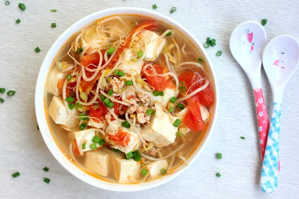 Canh giá đậu hũ