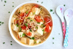 Canh giá đậu hũ
