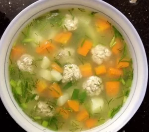 Canh khoai tây thịt viên