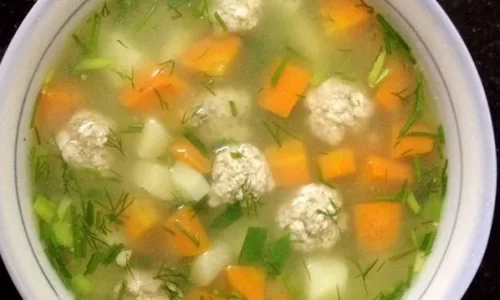 Canh khoai tây thịt viên