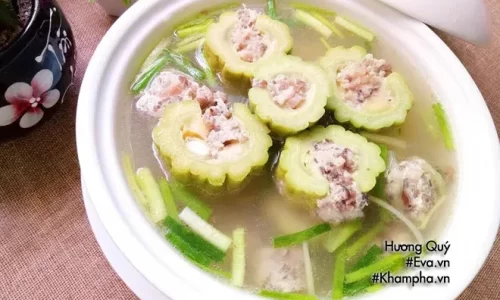 Canh mướp đắng nhồi thịt