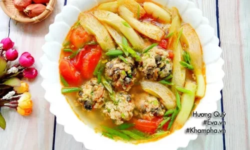 Canh ốc nấu chua