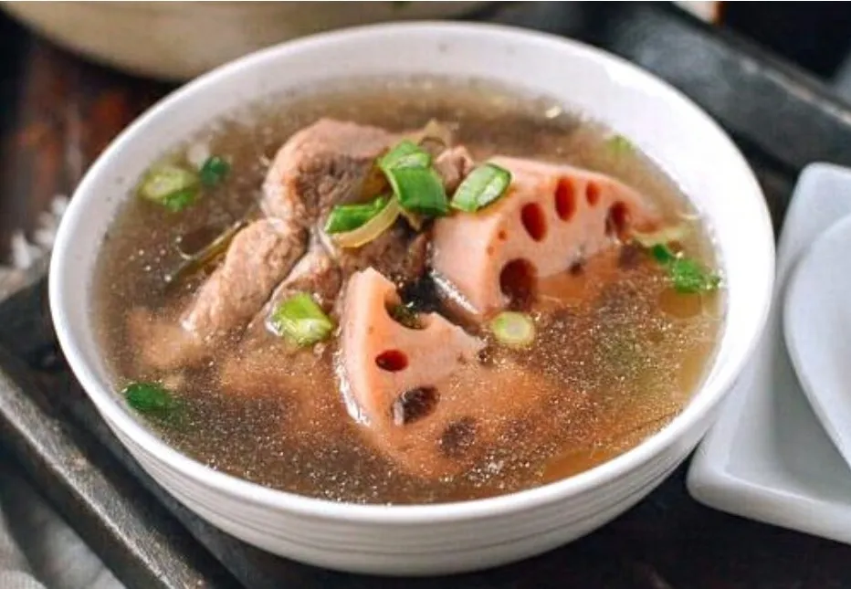Canh sườn non củ sen - Món hoa - GVHP