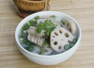 Canh sườn củ sen
