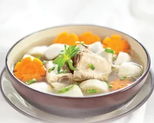 Canh sườn khoai sọ