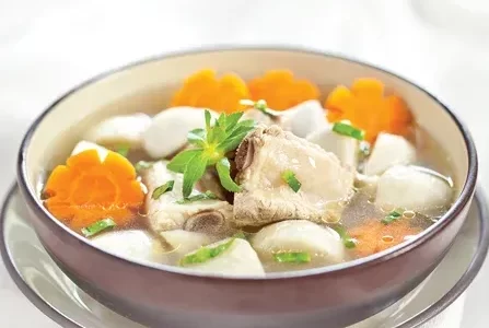 Canh sườn khoai sọ