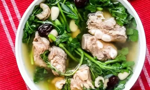 Canh sườn sò điệp cải xoong – Nguyen Bao Duy
