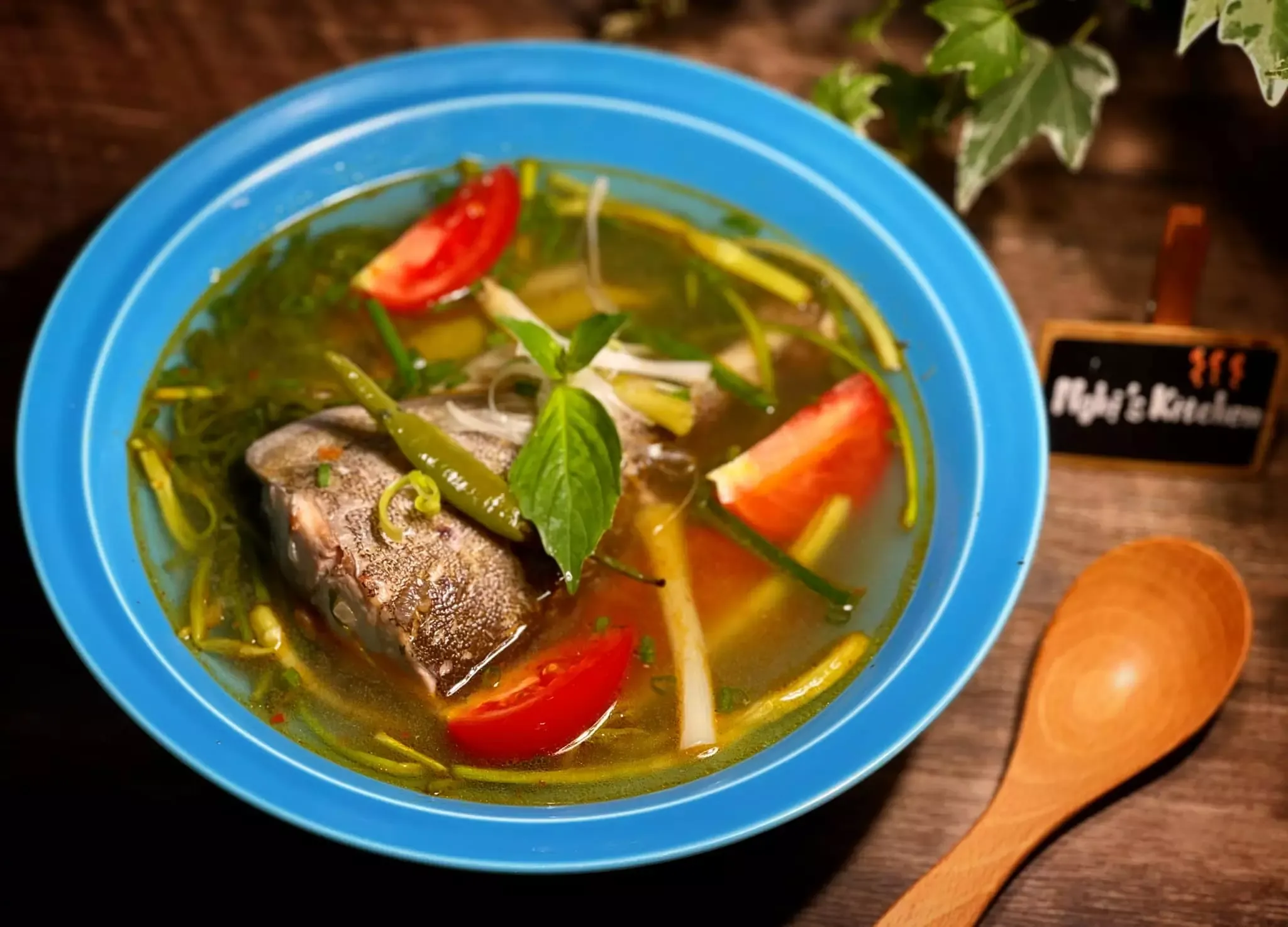 Canh cá nấu ngót - Sốt nêm canh - Nghi's Kitchen