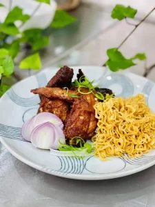 Cánh gà chiên mắm ruốc – Sốt chấm mắm ruốc – Chef Vo Quoc