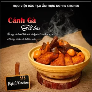 Cánh gà sốt bia – Nghi Kitchen