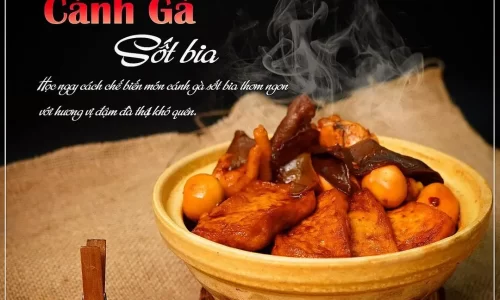 Cánh gà sốt bia – Nghi Kitchen