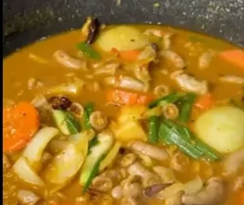 Cà ri lòng heo – Sốt cà ri – Nghi Kitchen