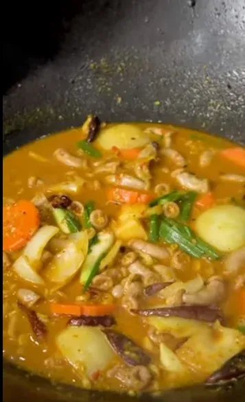 Cà ri lòng heo - Sốt cà ri - Nghi Kitchen