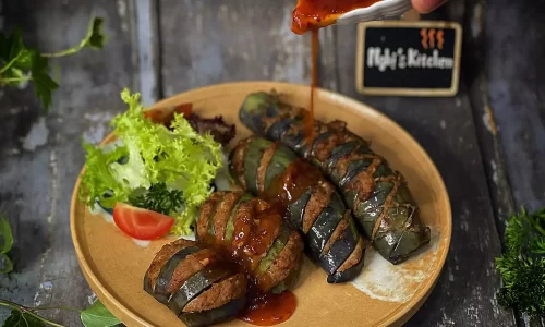 Cà tím nhồi thịt sốt cà chua – Nghi’s Kitchen
