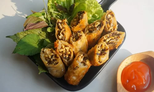 Chả giò cà ri chay