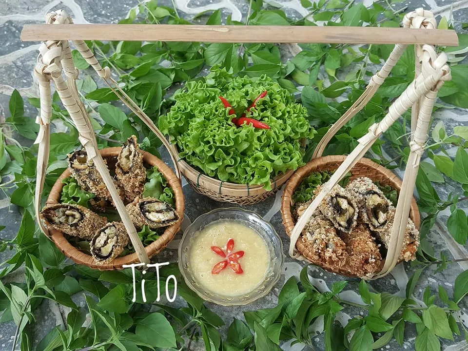 Chả giò chuối rong biển - Hien Thanh
