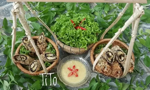 Chả giò chuối rong biển – Hien Thanh