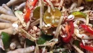Chân gà cay xóc cóc non – Thanh Bùi