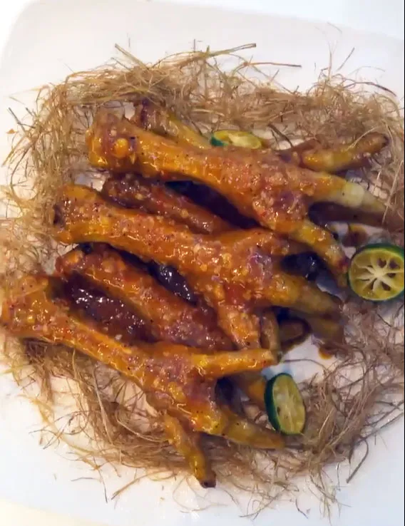 Chân gà ủ rơm - Sốt mắm tỏi -  Nghi's Kitchen