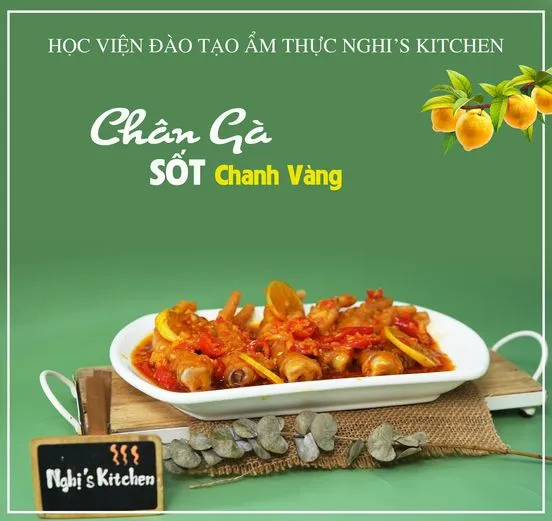 Chân gà sốt chanh vàng  - Nghi Kitchen