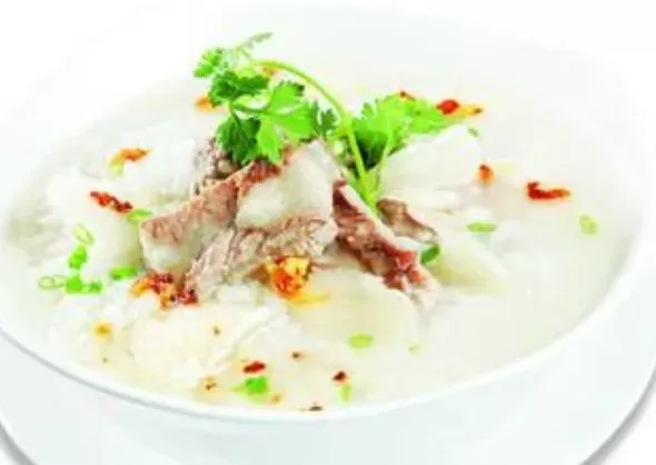 Cháo sườn nấm bào ngư - Christine Ha