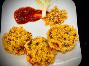 Cơm cháy sốt mắm vừng – Nghi’s Kitchen