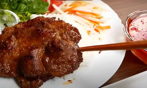 Thịt nướng Cơm Tấm –  nướng không khô không cháy – Vanh Khuyen