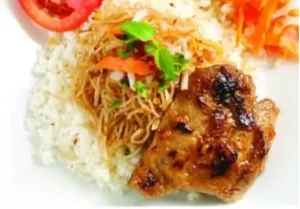 Cơm tấm bì chay – Christine Ha