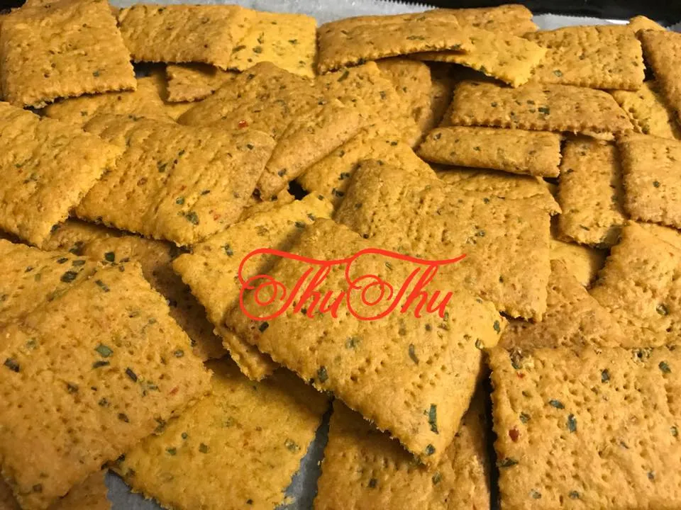 Cookies tôm khô - Thư Thư